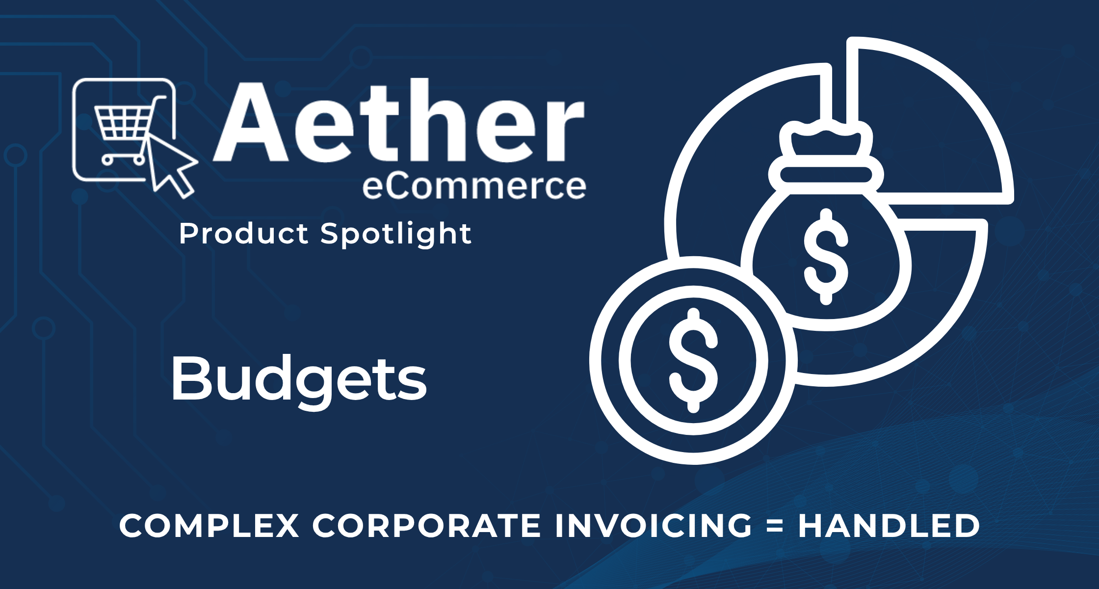 Product Spotlight: Aether eCommerce - Budgets
