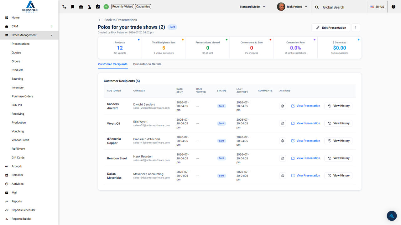 Real-Time Activity & Analytics