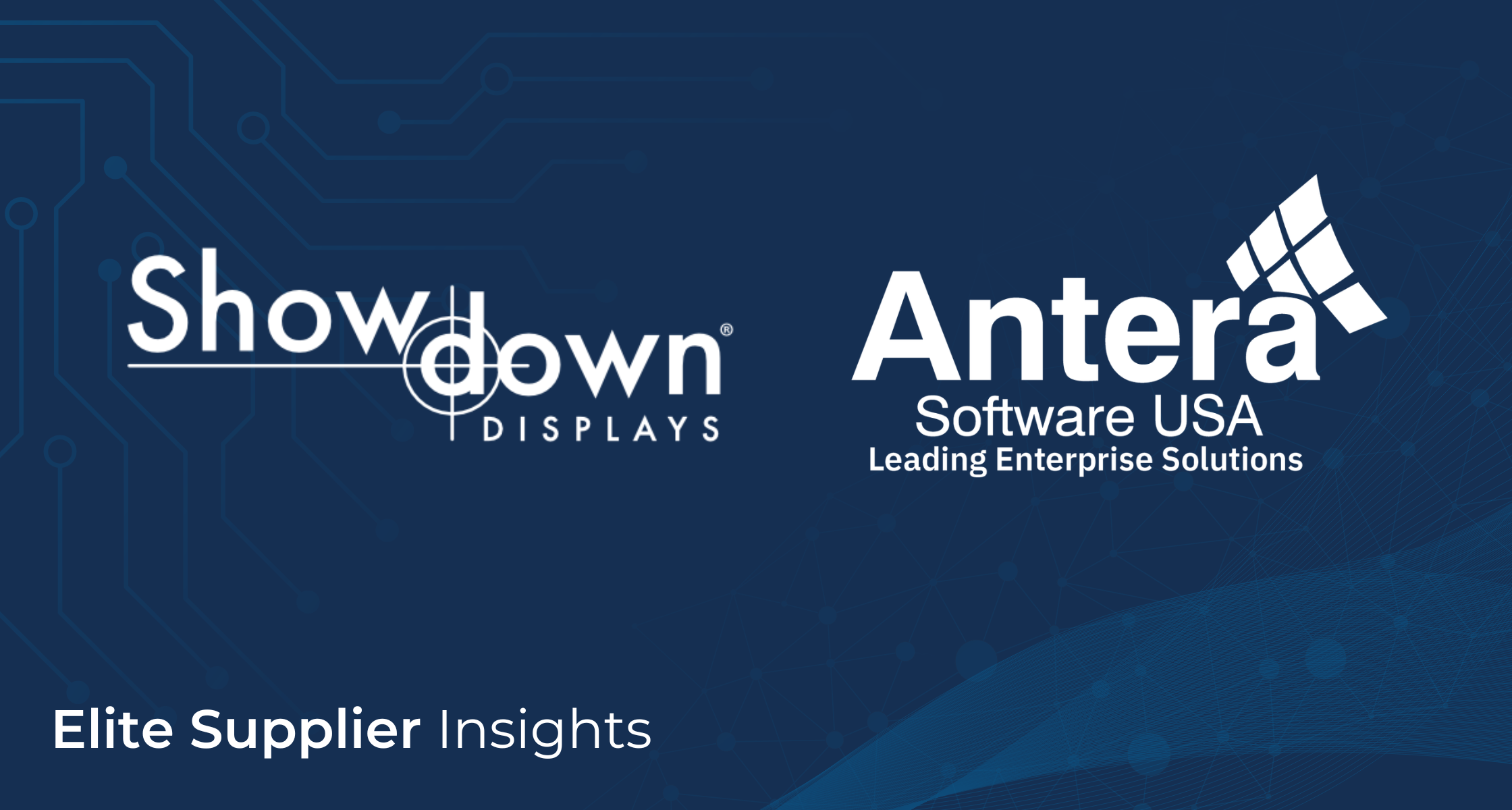 Antera Elite Supplier Insights: Showdown Displays